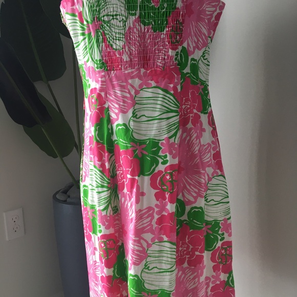 LILLY PULITZER floral sundress size 10. - Picture 4 of 9